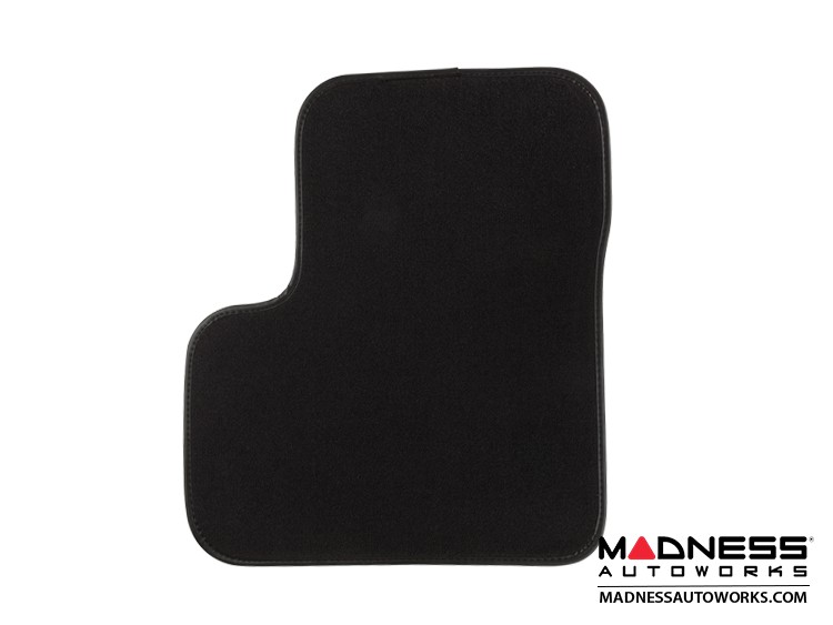 FIAT 500X Floor Mats Premium Carpet LUXUS Front + Rear Set Black